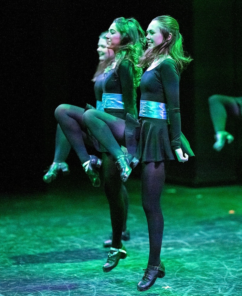 Students perform an Irish Dance
